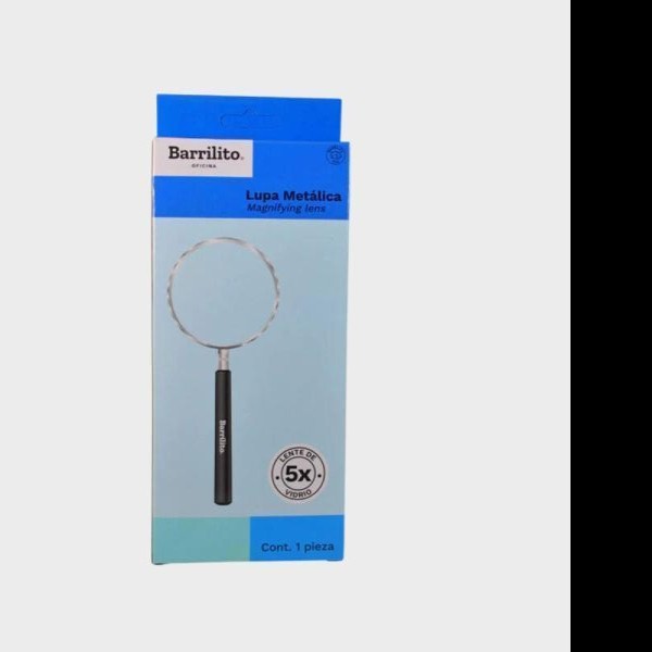 LUPA CARO MET. DIAM. 75MM. 5X BARRILITO LB60M E.24 C.48